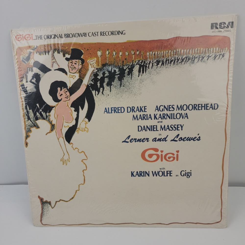 Gigi Original Broadway Cast Recording Vinyl LP RCA APL1-0404 Lerner Loewe Sealed